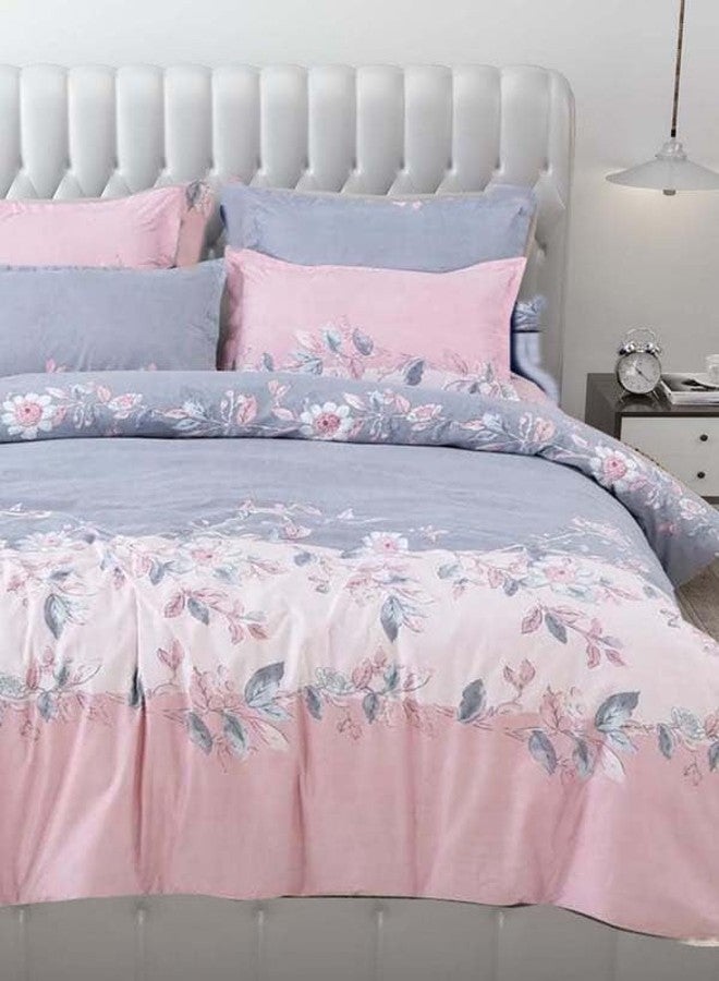 Jai BUN Soft Touch Breathable Glace Cotton Single Bedsheet for Single Bed with One Pillow Cover, Wrinkle Free, 60" x 90 ", Multicolor - Image 2