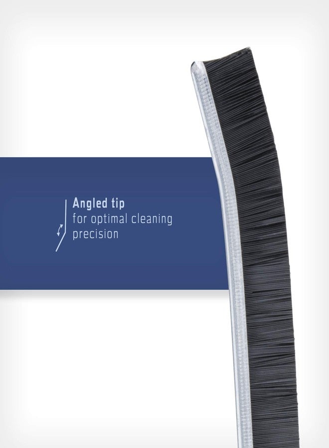 FAYINA Grout Cleaner Scrub Brush Deep Tile Joints - Stiff Angled Bristles for Showers, Bathtubs, Kitchens - Multi-Surface All-Around Household Cleaning Tool - Image 3
