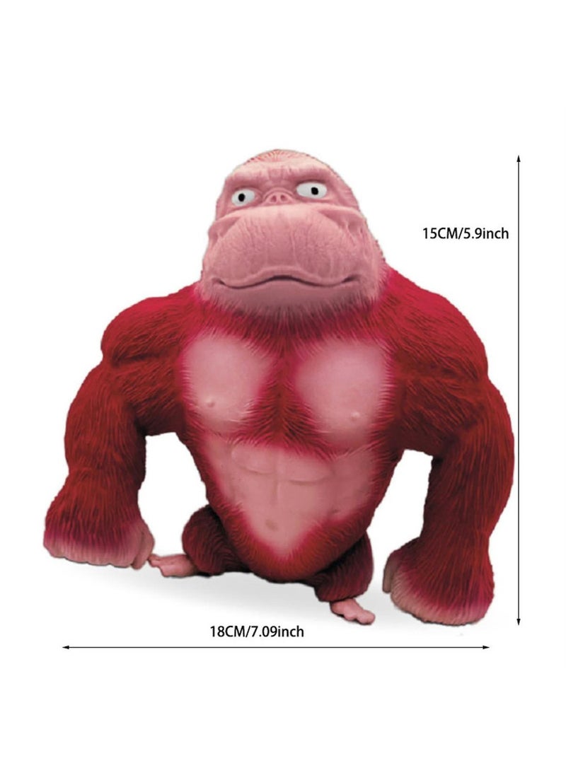 Red Great Orangutan Squeeze Vent Doll Stress Relief Squeeze Toy  - Image 2