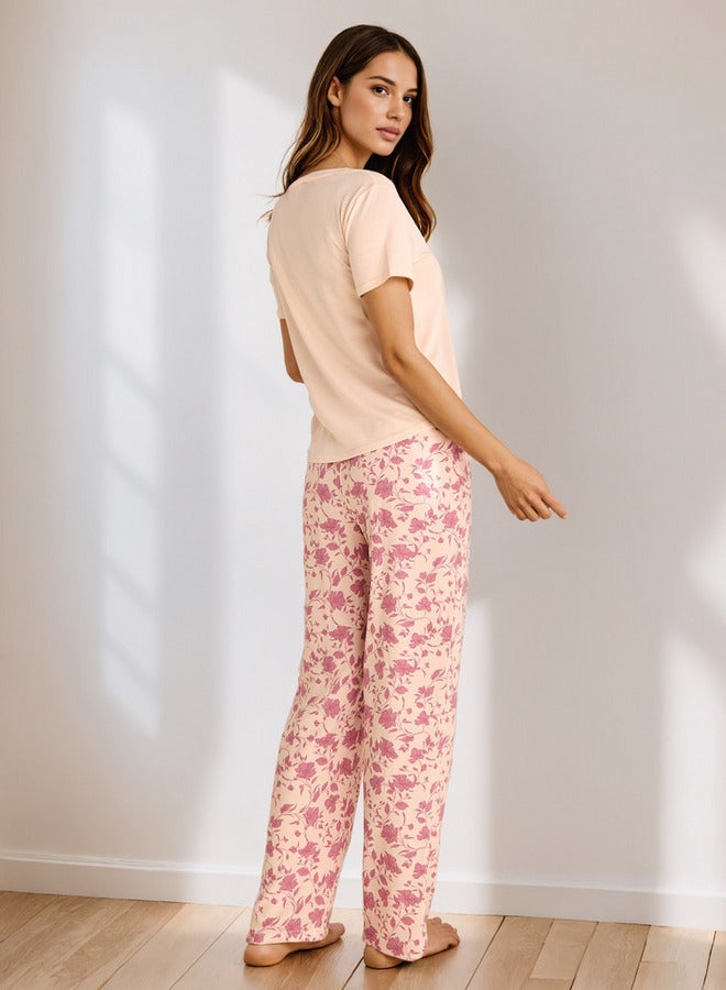 سبلاش فيڤ طقم بيجامة بطبعة زهور - Image 3