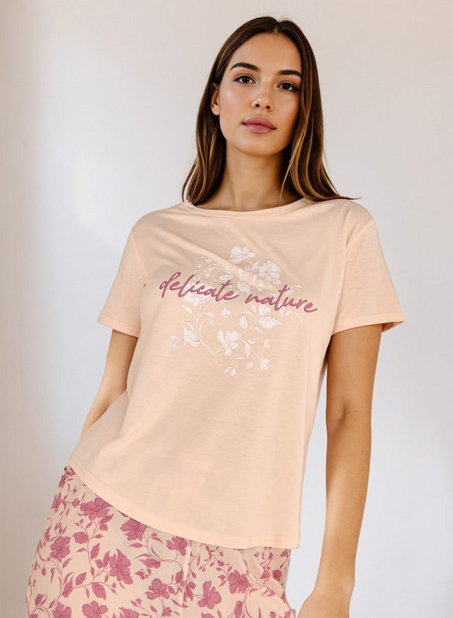 سبلاش فيڤ طقم بيجامة بطبعة زهور - Image 2