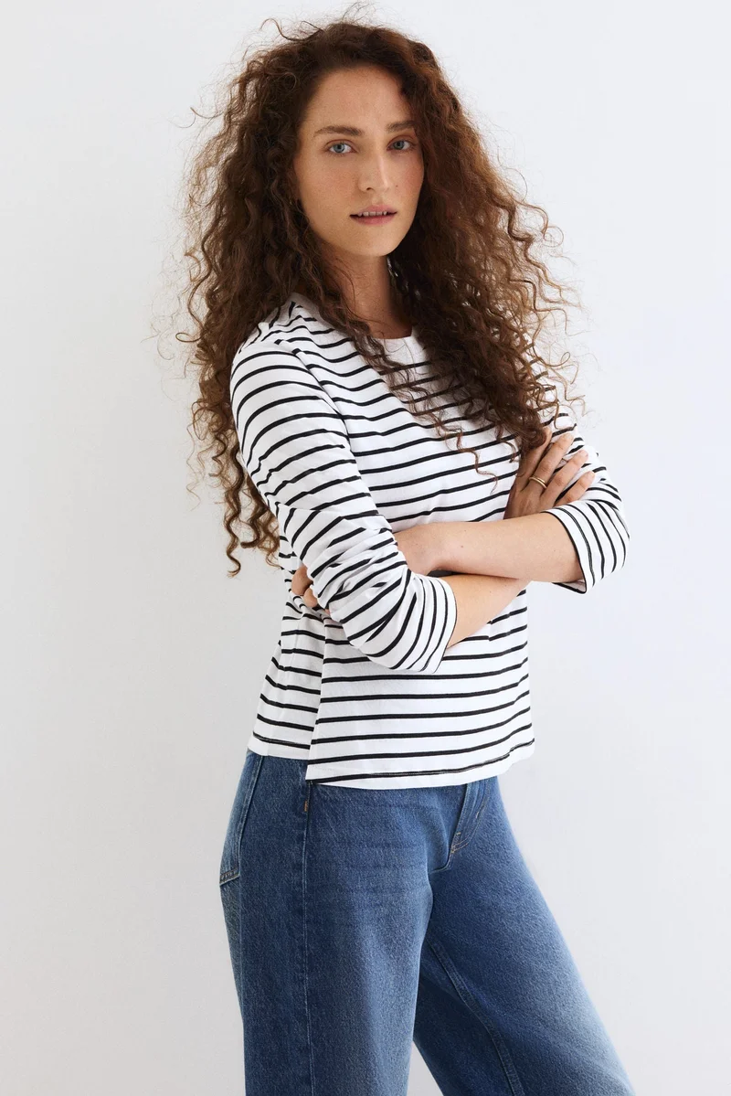 اتش اند ام بلوزة إرضاع قطنية من تشكيلة ماما