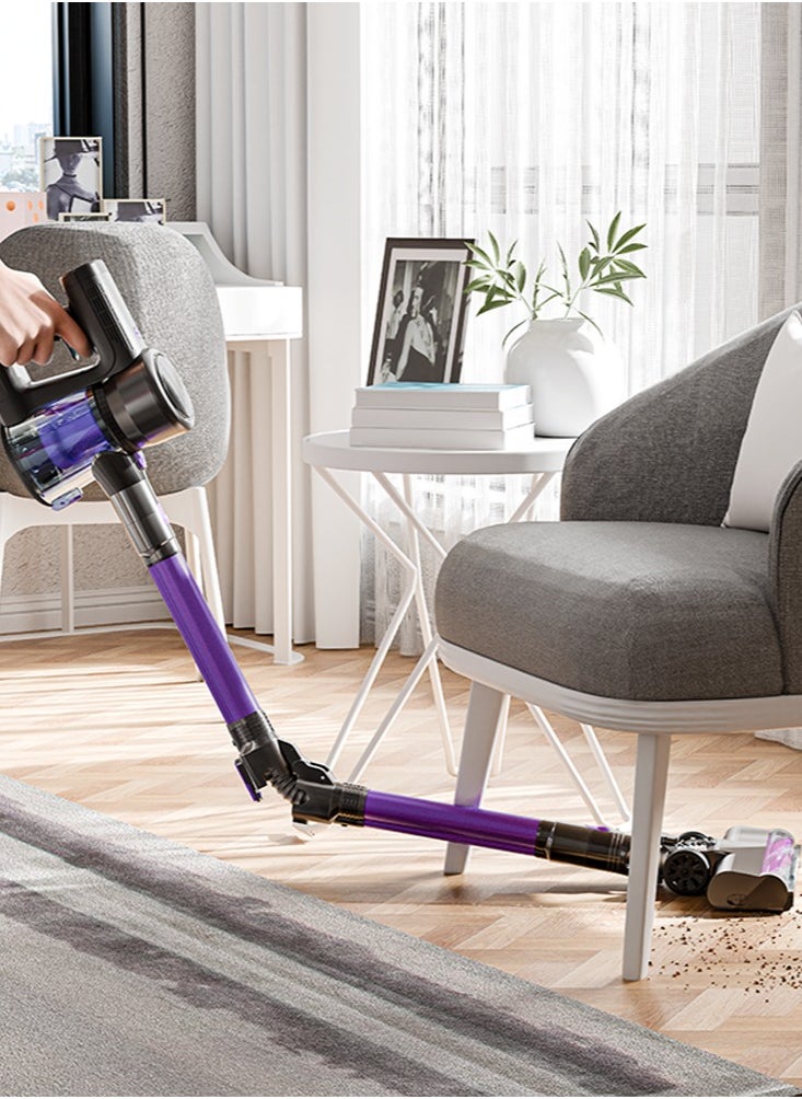 Joshberg Cordless Vacuum Cleaner, 250W 22000pa Powerful Vacuum, LED Touch Display, Up to 40Mins Rechargeable Battery, Bendable Wand Lightweigh Vacuum Cleaners for Home Anti-Tangled for Hardwood Floor, Carpets, Pet Hair  - Image 3
