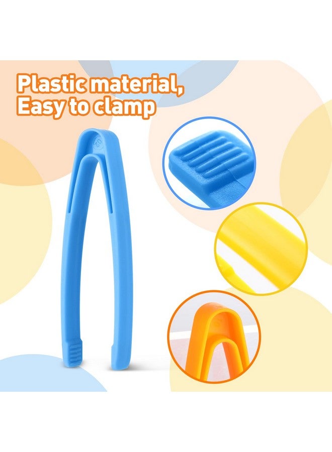 20PCS Sensory Bin Tools Toddler Plastic Fine Motor Montessori Craft Tweezers Plastic Tweezers for Kids Preschool Learning Activities Toys for Kids  - Image 5