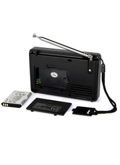 Retekess V-115 FM/AM/SW Radio Multiband Radio Receiver REC Recorder Bass Sound MP3 Player Speakers with Sleep Timer Black  - Image 3