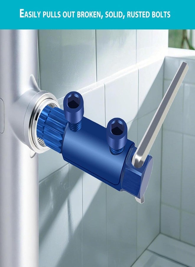 RALTS Water Faucet Corner Valve Broken Thread Remover, Home Plumbing Repair Tool, Suitable for Broken Angle Valve Repair and Removal of Water Pipe Replacement Tool - Image 2