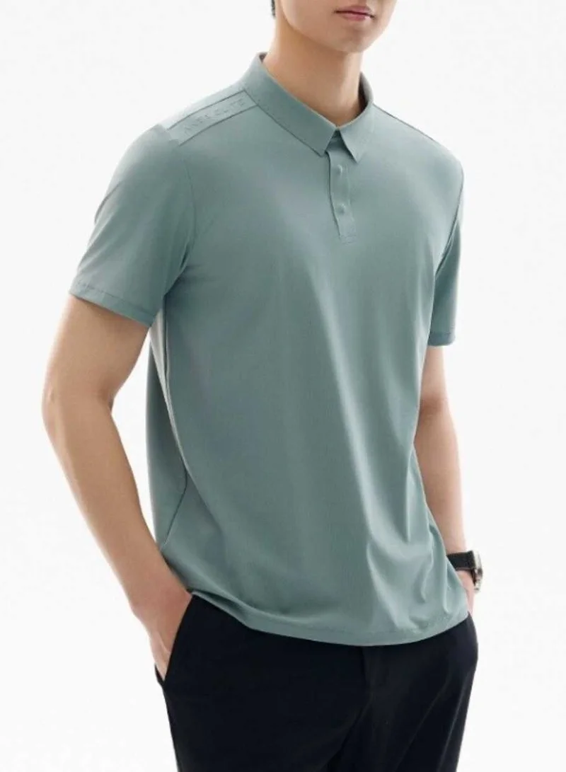 ANTA Slim Fit Workout Training Commute Short Sleeve Polo
