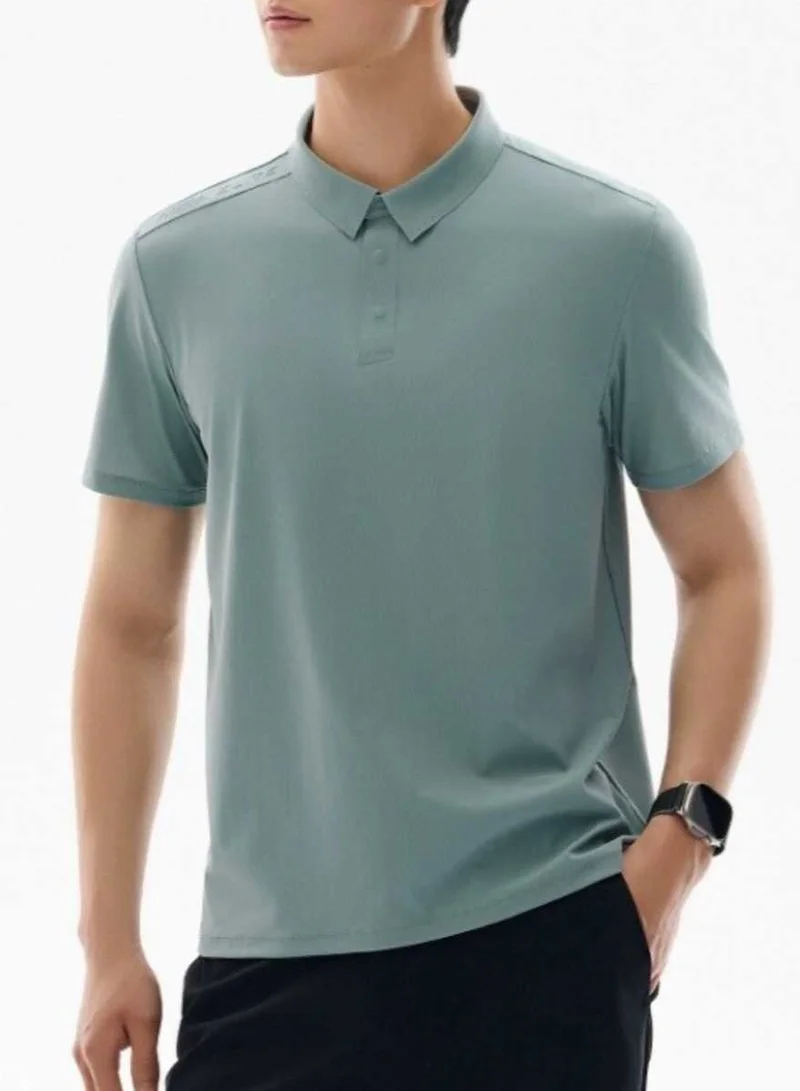 ANTA Slim Fit Workout Training Commute Short Sleeve Polo