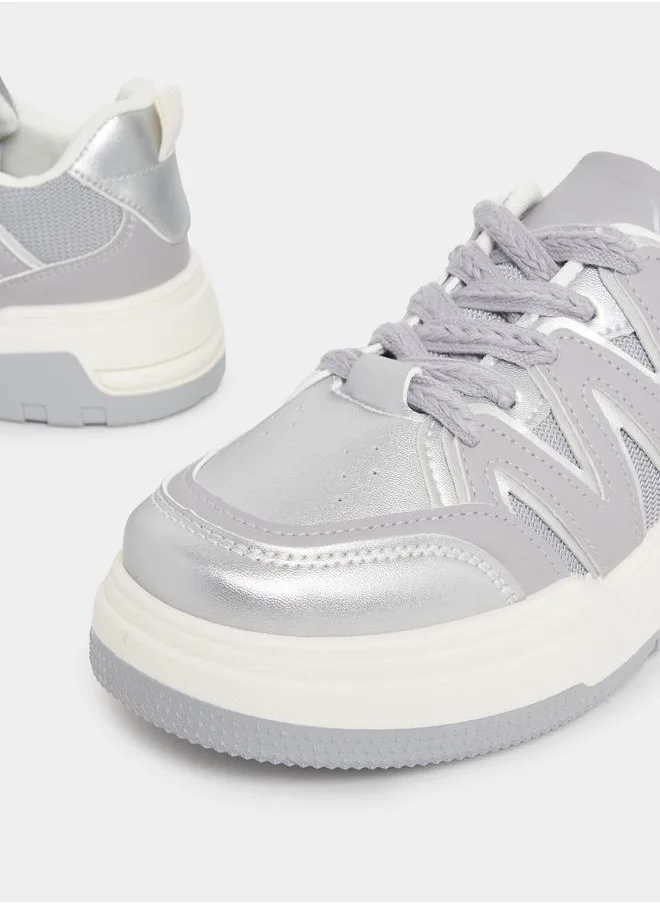 Styli Web Design Mesh Sneakers