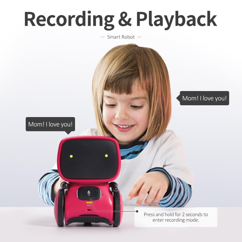 GILOBABY GILOBABY Interactive Smart Robot for Kids 3 Years and Up - Voice Control, Touch Sense, Dance, Sing, Walk, Record and Speak - Intelligent Toy for Children, Girls & Boys  - Image 2