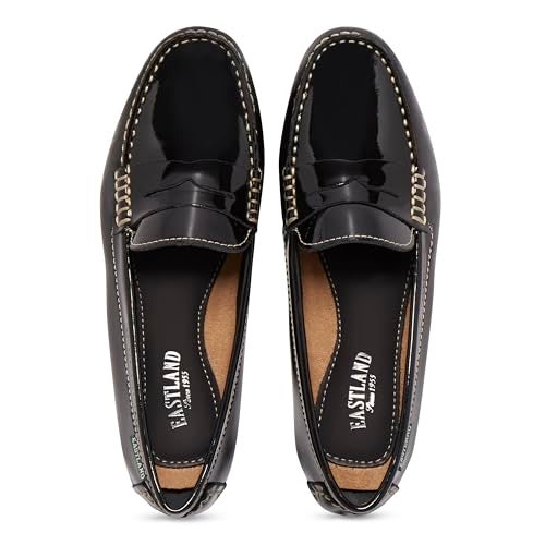 Eastland womens Patricia Black Patent, 7 - Image 5