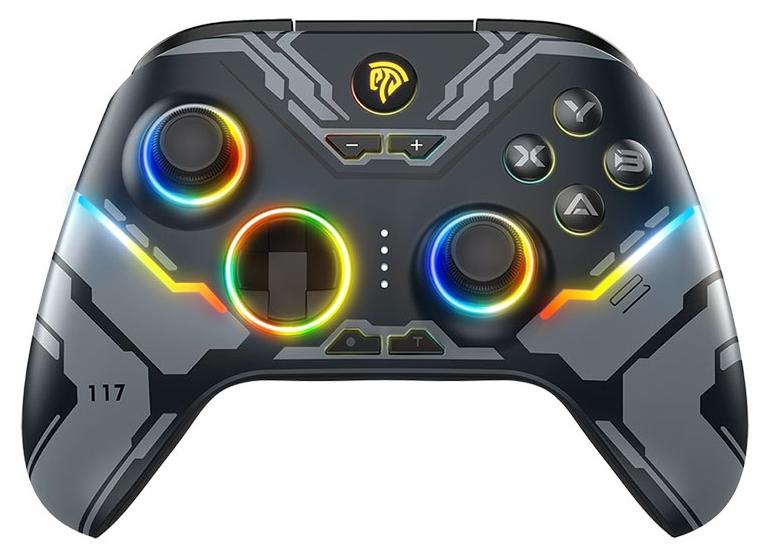 إيزي إس إم إكس وحدة تحكم عصا التحكم X15 للكمبيوتر الشخصي اللاسلكية بتقنية البلوتوث للكمبيوتر الشخصيويندوز،نينتندو سويتش,أندرويد/iOS، RGB، تأثير هول - Image 1