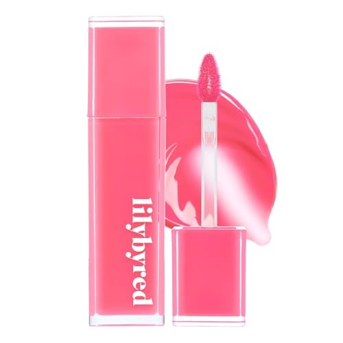 lilybyred Bloody Liar Coating Tint Korean Glossy Lip Stain Vivid Juicy Color Syrupy Shine Moisturizing LongLasting SmudgeProof NonSticky Lightweight 014 oz 05 Talented Peach - Image 1
