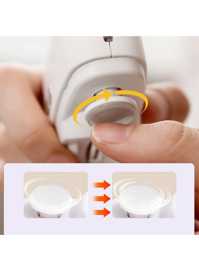 general 2026 Upgraded Electric Nail Clipper, 2 in 1 Electric Polishing Automatic Nail Clippers, Baby Nails Trimmer with Debris Storage & LED Light, Fingernail Clipper for - Image 5