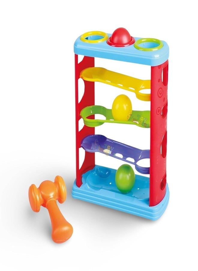 Radhya Accessories 3-Layer Hammer Ball Toy for Kids Ages 3+: Interactive Fun with Three Balls and Layers of Excitement Hand Eye Coordination - Image 1