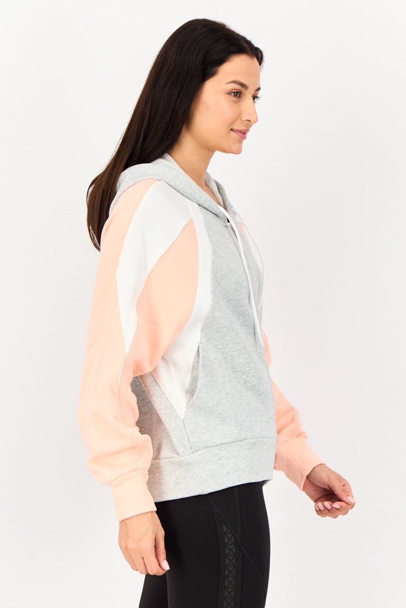 Adidas Women Sportswear Fit Long Sleeve Training Sweatshirt, Multicolor - Image 3