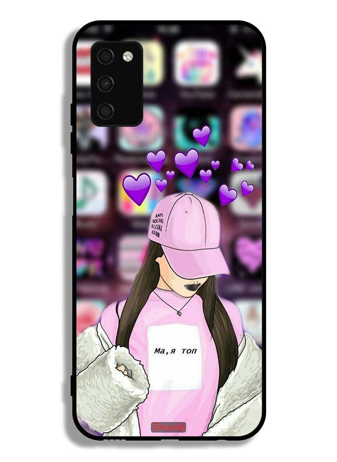 Tolwak - Samsung Galaxy A02s Protective Case Cover Anti Social Club - Image 1