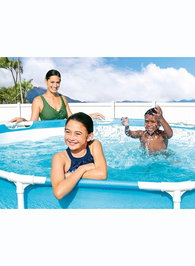 Intex, Beachside Frame Round Swimming Pool, Ages 5+, 305x76cm 305x76cm - Image 2