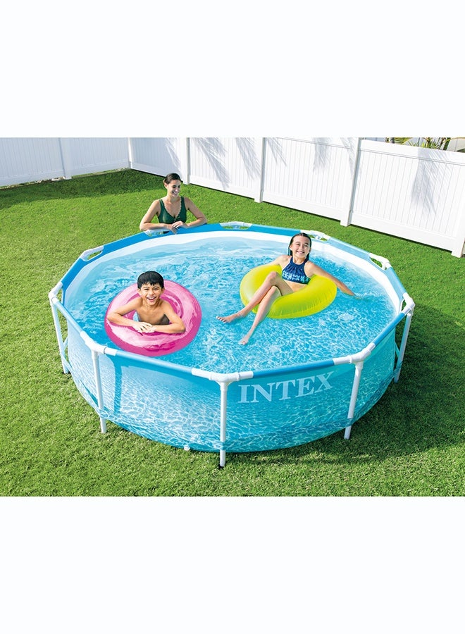 Intex, Beachside Frame Round Swimming Pool, Ages 5+, 305x76cm 305x76cm - Image 3