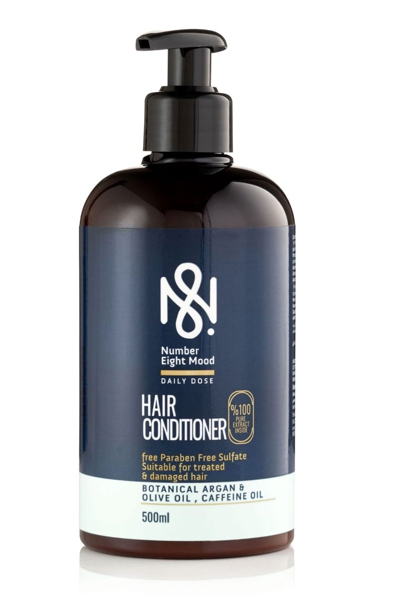 N8 Daily Dose Hair Conditioner - Paraben & Sulfate Free, with Argan, Olive & Caffeine Oils, for Treated & Damaged Hair, 500ml - Image 2