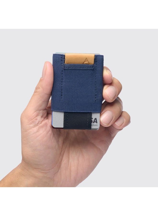 NOMATIC Minimalistic Wallet for Men and Women - Slim Wallet Fits In Front Pocket - Holds 4-15 Cards - Hidden Cash Holder and Key Holder Pocket (Black) - Image 3