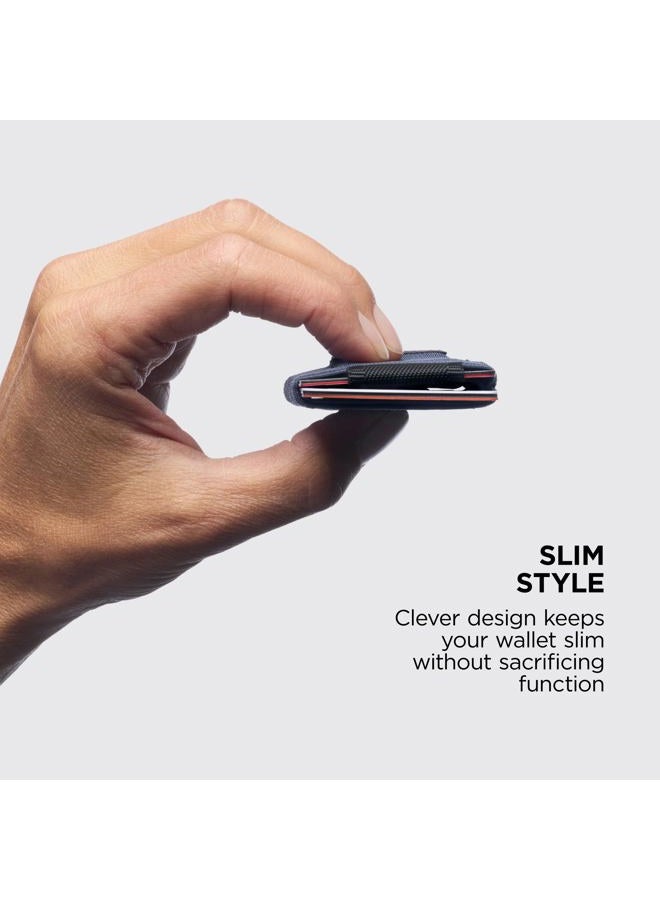 NOMATIC Minimalistic Wallet for Men and Women - Slim Wallet Fits In Front Pocket - Holds 4-15 Cards - Hidden Cash Holder and Key Holder Pocket (Black) - Image 5