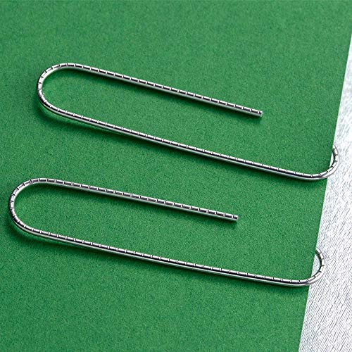 Vinaco Paper Clips Non Skid, 500PCS Medium and Jumbo Paper Clips (1.3 inch & 2.0 inch), Durable & Rustproof, Coated Paperclip Great for Office School and Personal Use - Image 4