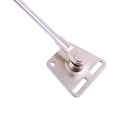 LDEXIN 100N/22.5lbs Flap Stay Damper Gas Spring,Lid Support, Kitchen Cabinet Cupboard Door Hinges 2pcs - Image 3