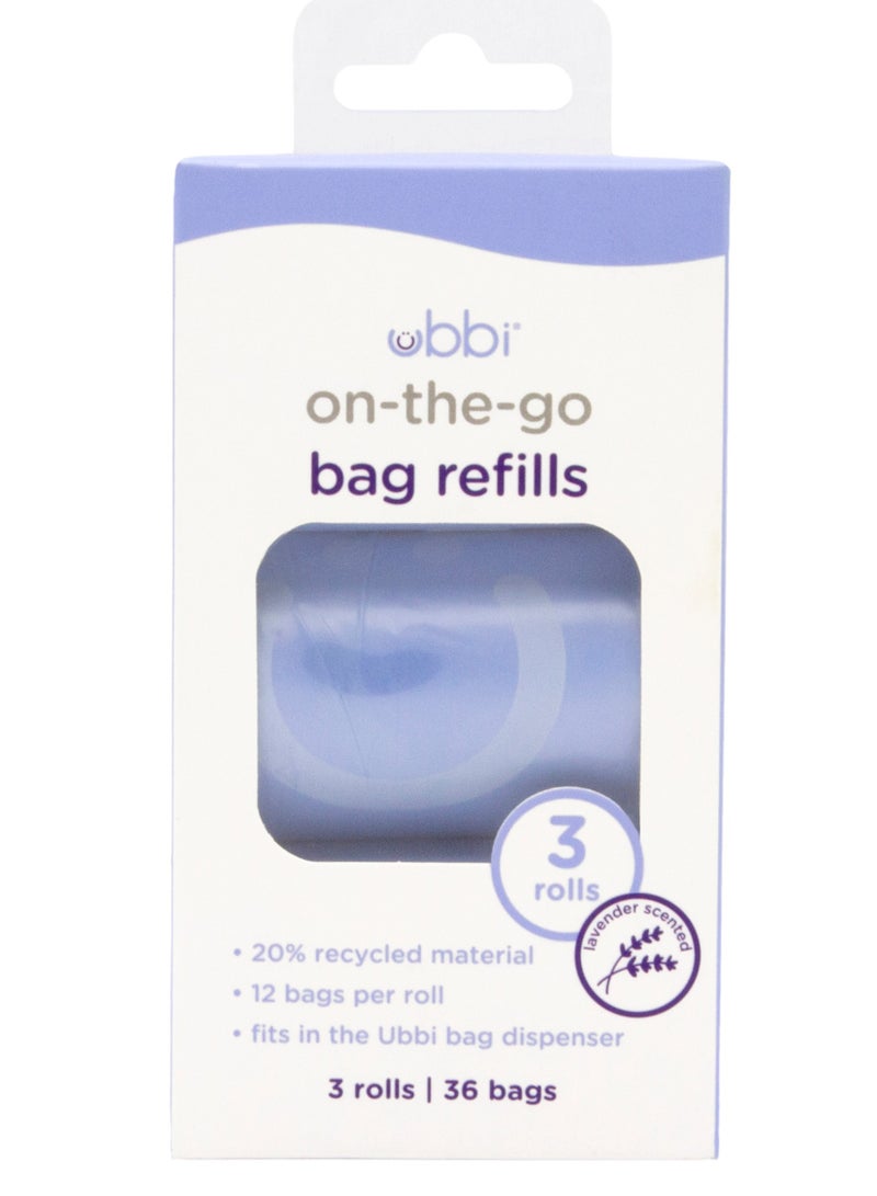 يبي Ubbi - موزع أكياس OTG يُعاد تعبئته باللون الرمادي - Image 4