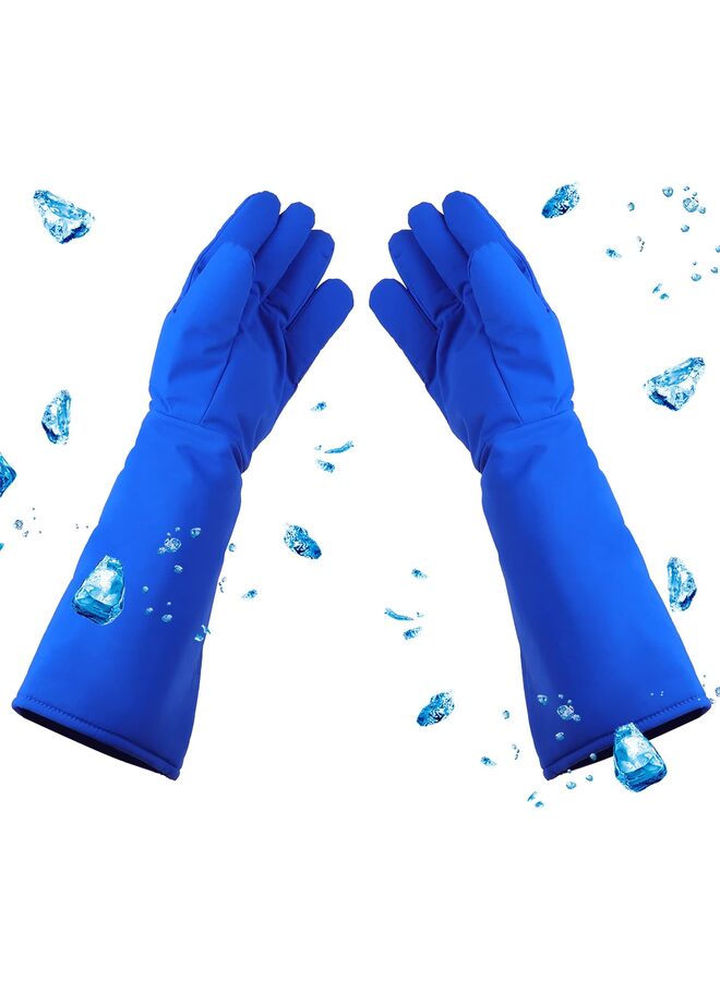 Waterproof Cryogenic Gloves 68cm Low Temperature Protective Cowhide Gloves for Dry Ice Liquid Nitrogen Cold Storage - Image 1
