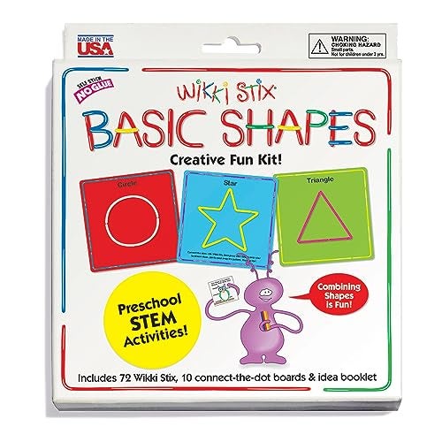 WikkiStix Wikki Stix Basic Shapes Cards Kit - Image 1
