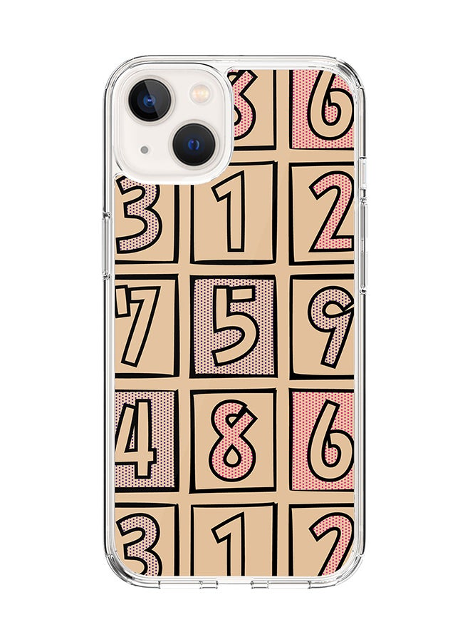 Classic Clear Case for Apple iPhone 14 Plus Case Hybrid Soft Cover Flexible Edges Anti Drop TPU PC Gel Thin Transparent Cover - Do Sukudo Full Print