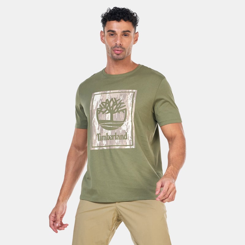 Timberland Men's Camo Print T-Shirt - Image 1