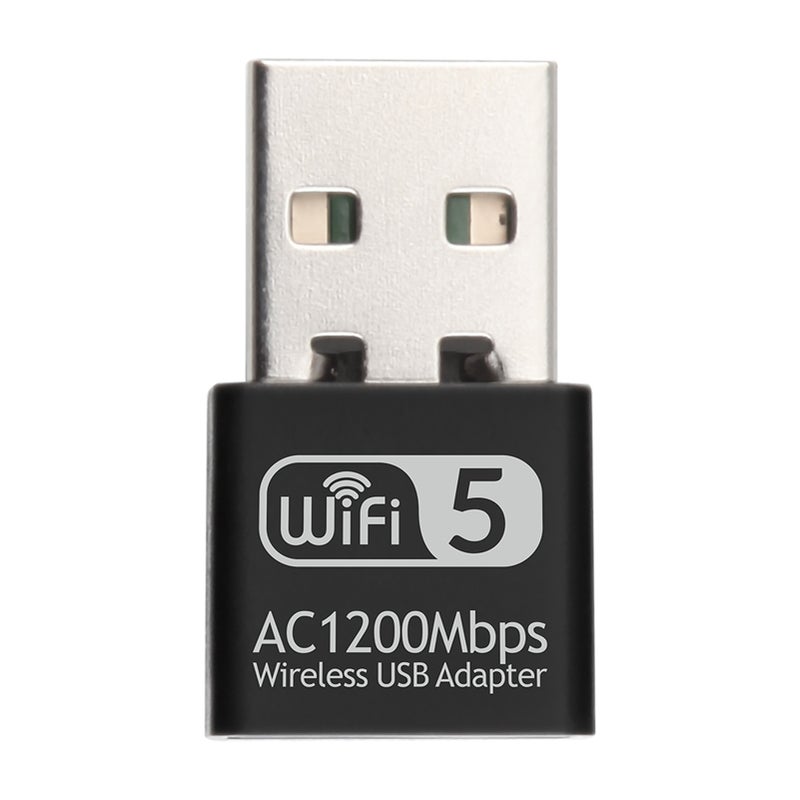 بطاقة شبكة لاسلكية 2.4جيجا 5جيجا AC1200ميجابت في الثانية محول يواسبي مقبول واي فاي ثنائي النطاق RTL8812 - Image 1