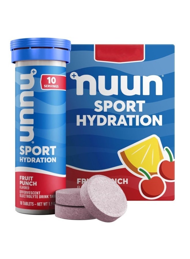 Nuun Fruit Punch Sports Hydration Effervescent Electrolyte Drink Tablets – 10 Tablets - Image 2
