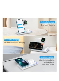 3 In 1 Fast Charging Station Foldable Wireless Charger Holder Suitable For Mobile Phones/Headphones/Watches Black - pzsku/ZABE851C49E0CE92B90AFZ/45/_/1711940226/a0098495-9a61-48e9-8705-d69e580791da