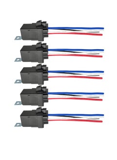 KASTWAVE Automotive Waterproof Relay, KASTWAVE 4-PIN 40/30 AMP 12 V DC Waterproof Relay with Harness - Heavy Duty 12 AWG Tinned Copper Wires 2 Pack SPST Automotive Relay  - Image 2