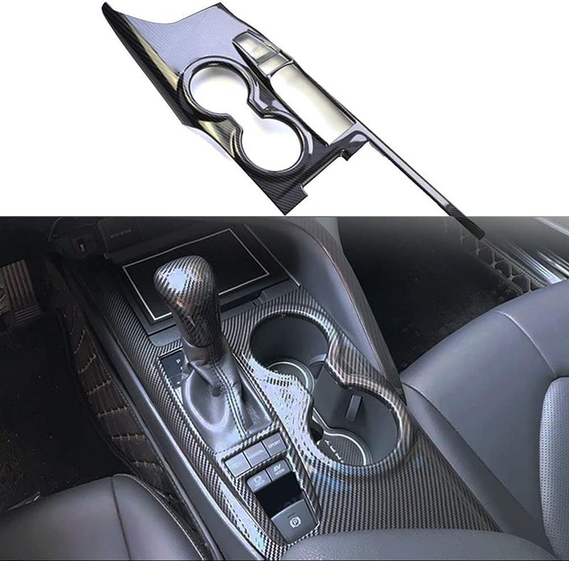 BOLTRY Carbon Fiber Print Gear Box Trim for Toyota Camry LE SE TRD 2018-2021 - Image 1