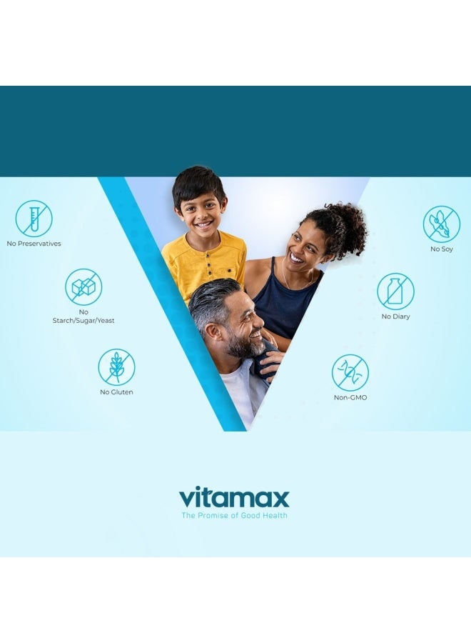 Vitamax B-Complex 100Mg Vegetarian Tablets For Energy Support, Pack Of 60'S - Image 3