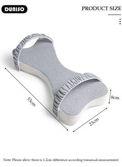 DUNISO Knee Pillow for Side Sleepers, Memory Foam Leg Pillow for Sleeping, Hip & Leg Elevation for Pregnancy and Relief Lower Back Pain, Foldable Pillow with Removable and Washable Cover, Leg Positioner Pillows for Sciatica Relief, Back, Leg, Hip, Pregnancy and Joint Pain  - Image 4