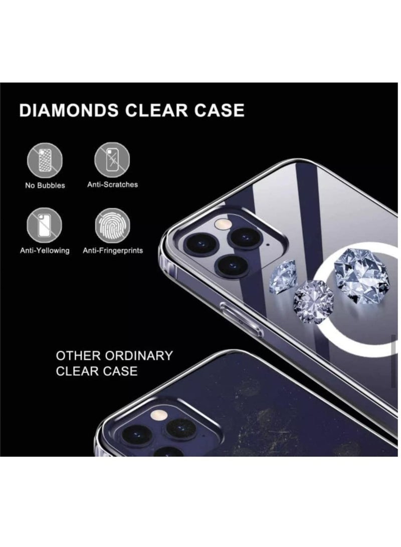 Iphone 14 Pro Case with Magnetic Ring Compatible with Mag-Safe Accessories, Slim Fit, Anti-Yellowing Shockproof Protective Case for Iphone 14 pro  - Image 5
