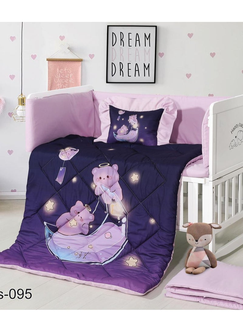 Hours 5-Piece Baby Crib Bedding Set - Image 1
