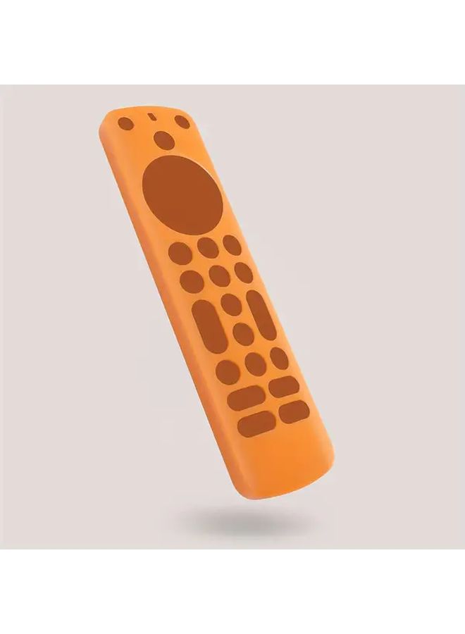 Orange Silicone Protective Case for Alexa Voice Remote Pro Smart Controller - Image 4