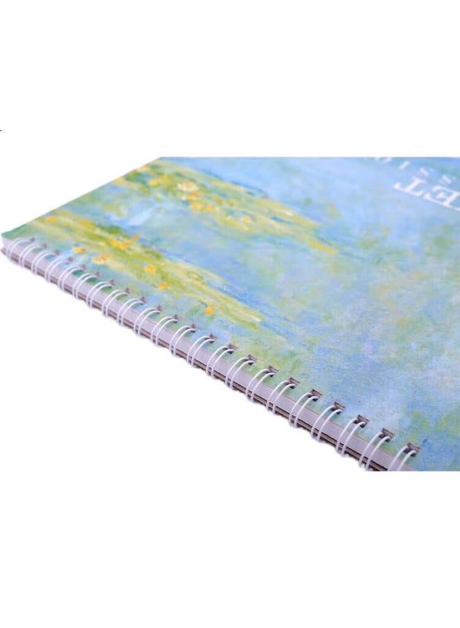 Painted Fish Tutu Fish A4/30 Sheets Colored Pencil Sketchbook Drawing Book Children'S Painting Book Thickened Beginner Art Sketchbook Doodle Coloring Book Non-Transparent Color Woman Holding Umbrella - Image 1