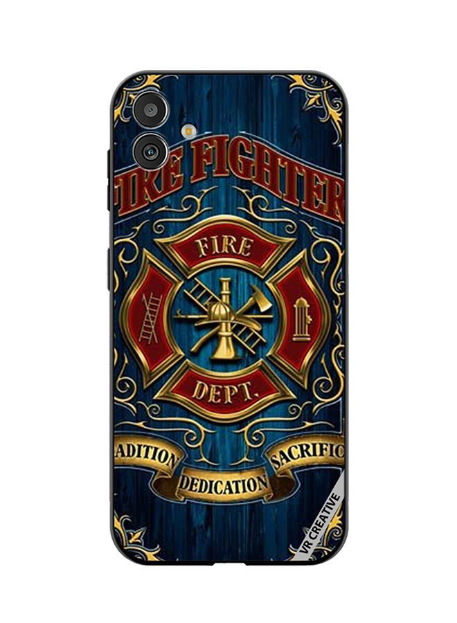 VR CREATIVE Protective Case Cover For Samsung Galaxy F14 Fire Fighter Design Multicolour - Image 1