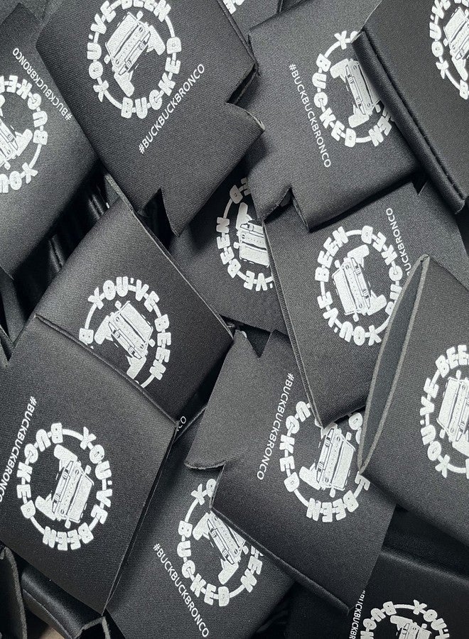 Lashicorn You've Been Bucked Can Cozie Holder | Bulk 20 Pack | Collapsible Foam Can Cozie Holder | Buck Buck Bronco | #BuckBuckBronco #BuckYeah - Image 3