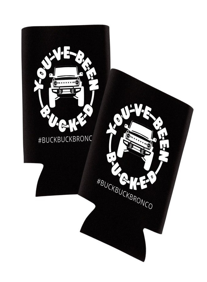 Lashicorn You've Been Bucked Can Cozie Holder | Bulk 20 Pack | Collapsible Foam Can Cozie Holder | Buck Buck Bronco | #BuckBuckBronco #BuckYeah - Image 1