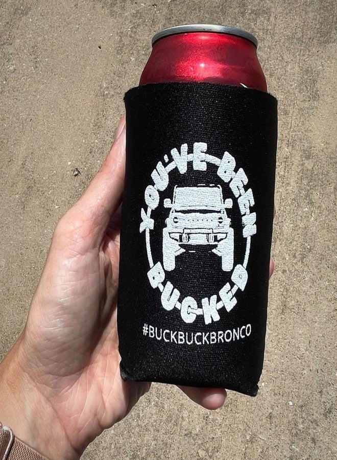 Lashicorn You've Been Bucked Can Cozie Holder | Bulk 20 Pack | Collapsible Foam Can Cozie Holder | Buck Buck Bronco | #BuckBuckBronco #BuckYeah - Image 2