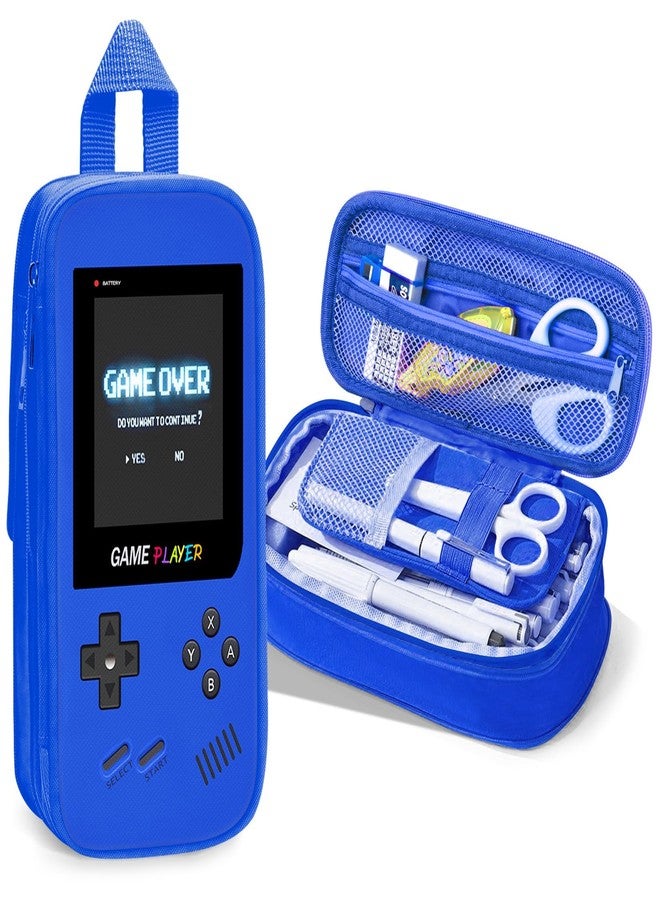ZHIMEBYE Gamer Pencil Case for Boys - Large Boys Pencil Pouch for School Supplies, Portable Video Game Pen Bag with Zipper, Big Capacity Pen Box, Compartments Stationary Organizer for Kids Teens Adults - Image 1