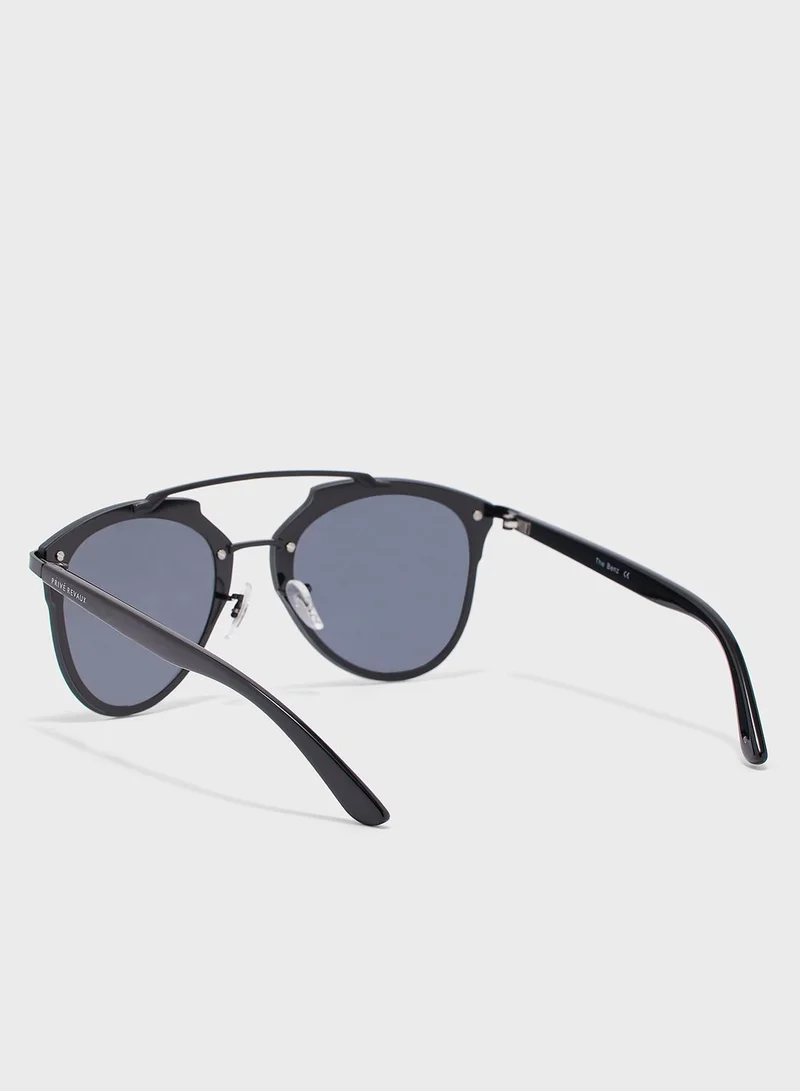 PRIVÉ REVAUX The Benz Top Bar Sunglasses